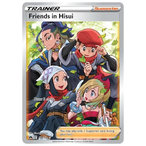 Friends in Hisui (Full Art) - Crown Zenith